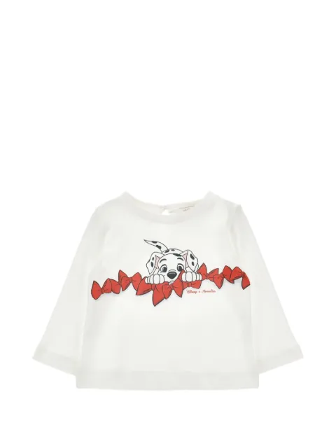 Monnalisa Disney dalmatian-print T-shirt