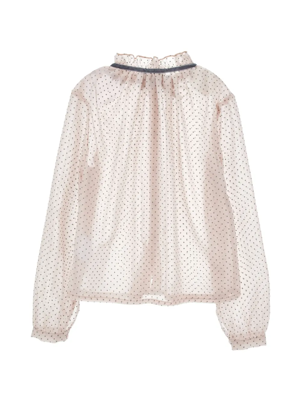 Monnalisa Shirt met stippen Beige
