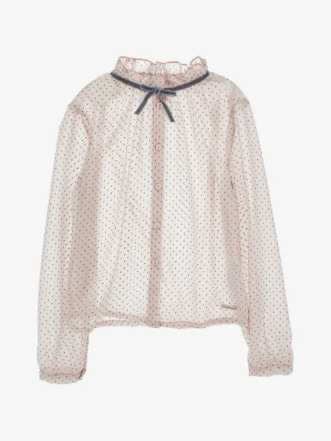 Monnalisa polka-dot blouse