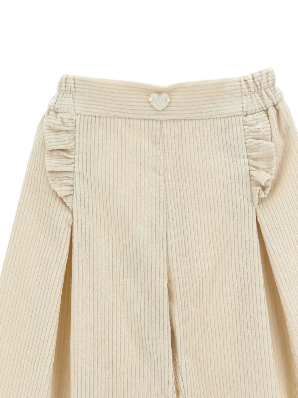 Monnalisa Broek met ruches Beige
