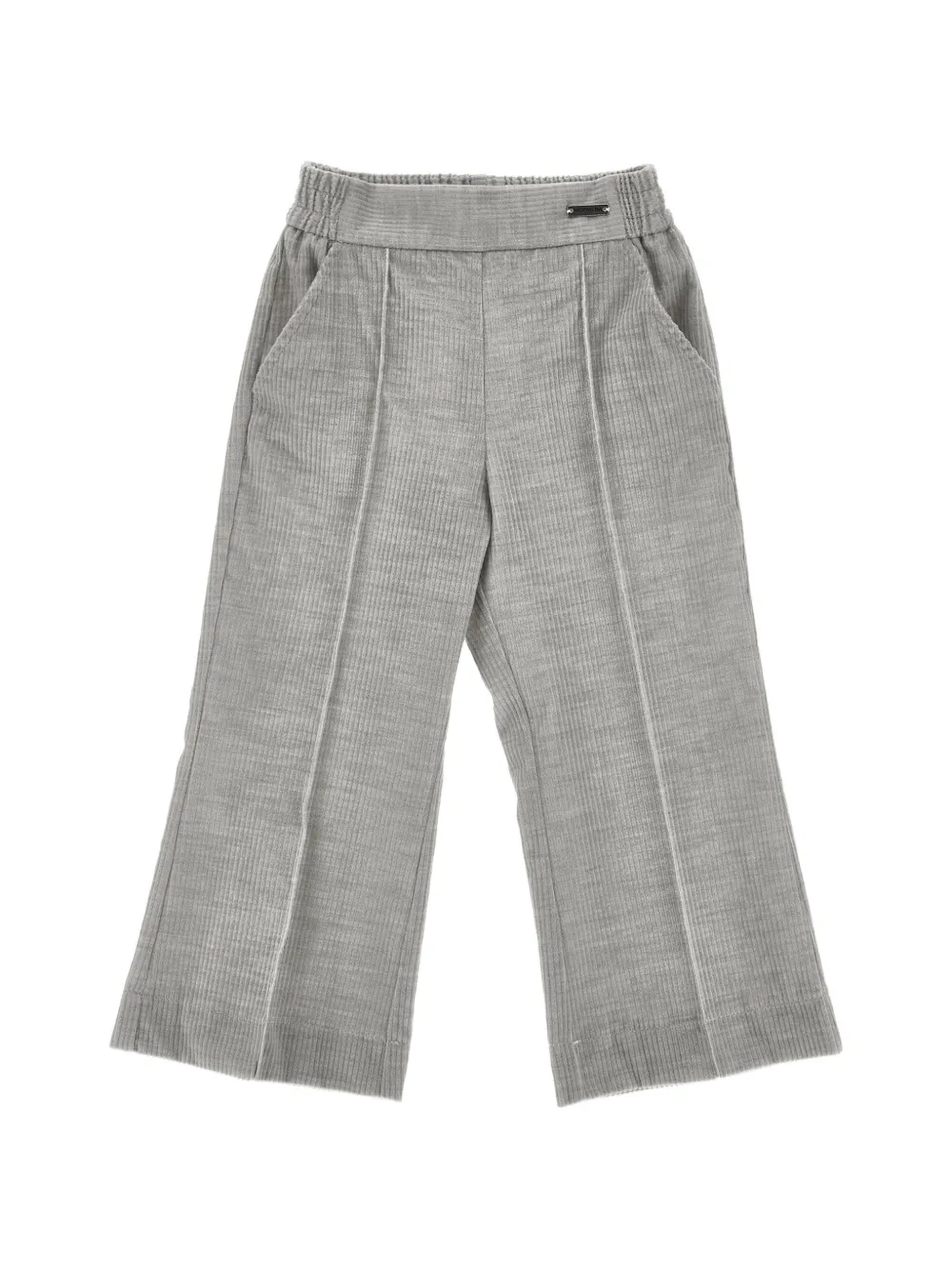 Monnalisa Pantaloni a coste - Grigio