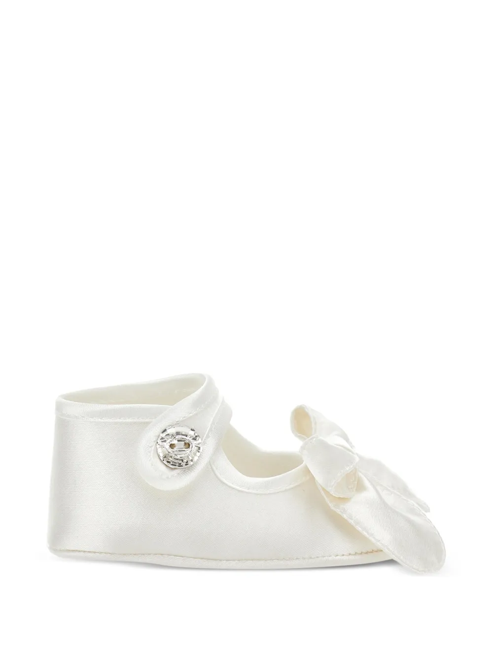 Monnalisa Sloffen met strikdetail Wit