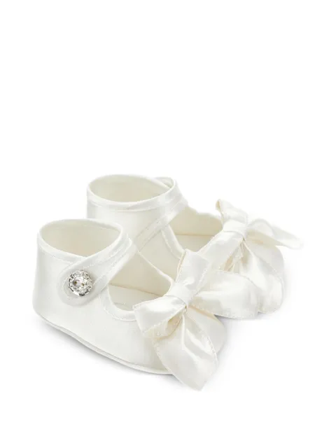 Monnalisa chaussures pré-marche à détail de nœud