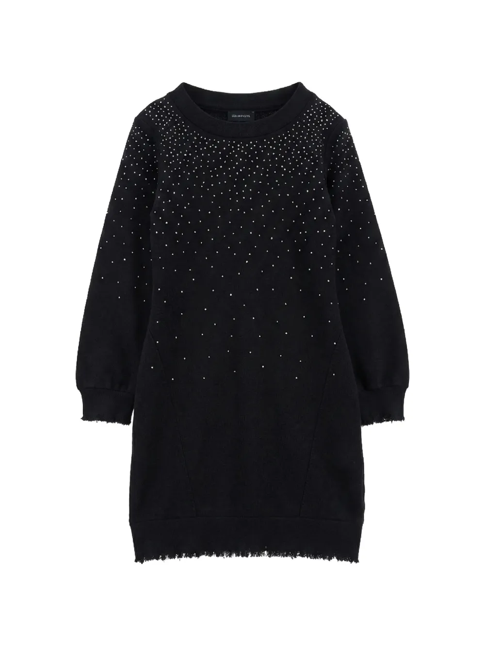 Monnalisa Abito con strass - Nero