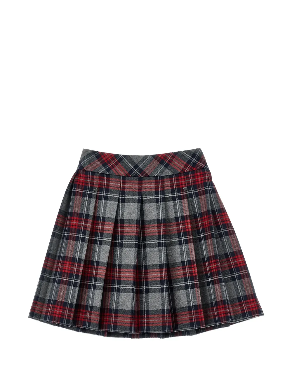 Monnalisa Gonna plissettata tartan - Grigio