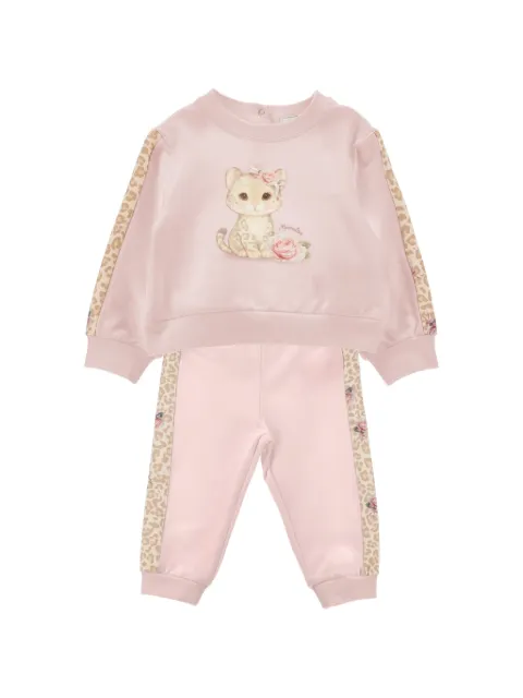 Monnalisa graphic-print tracksuit