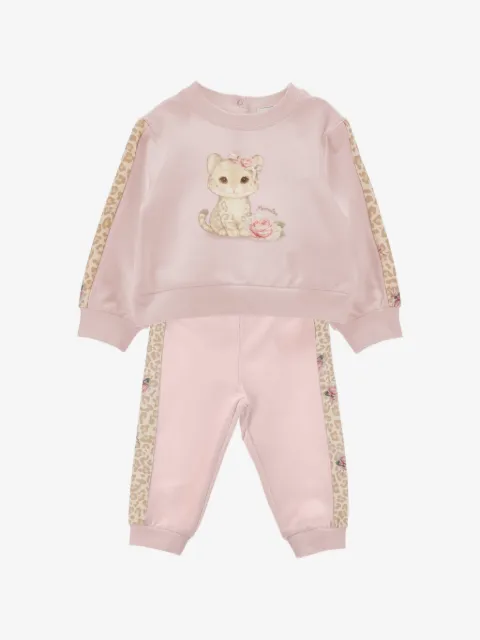 Monnalisa Jogginganzug mit grafischem Print