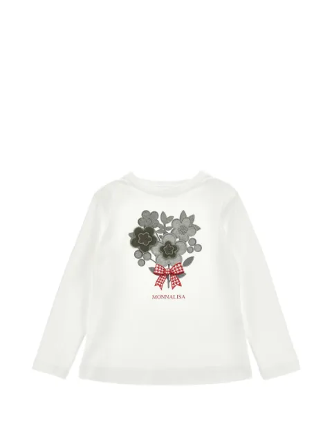 Monnalisa camisa con parche floral