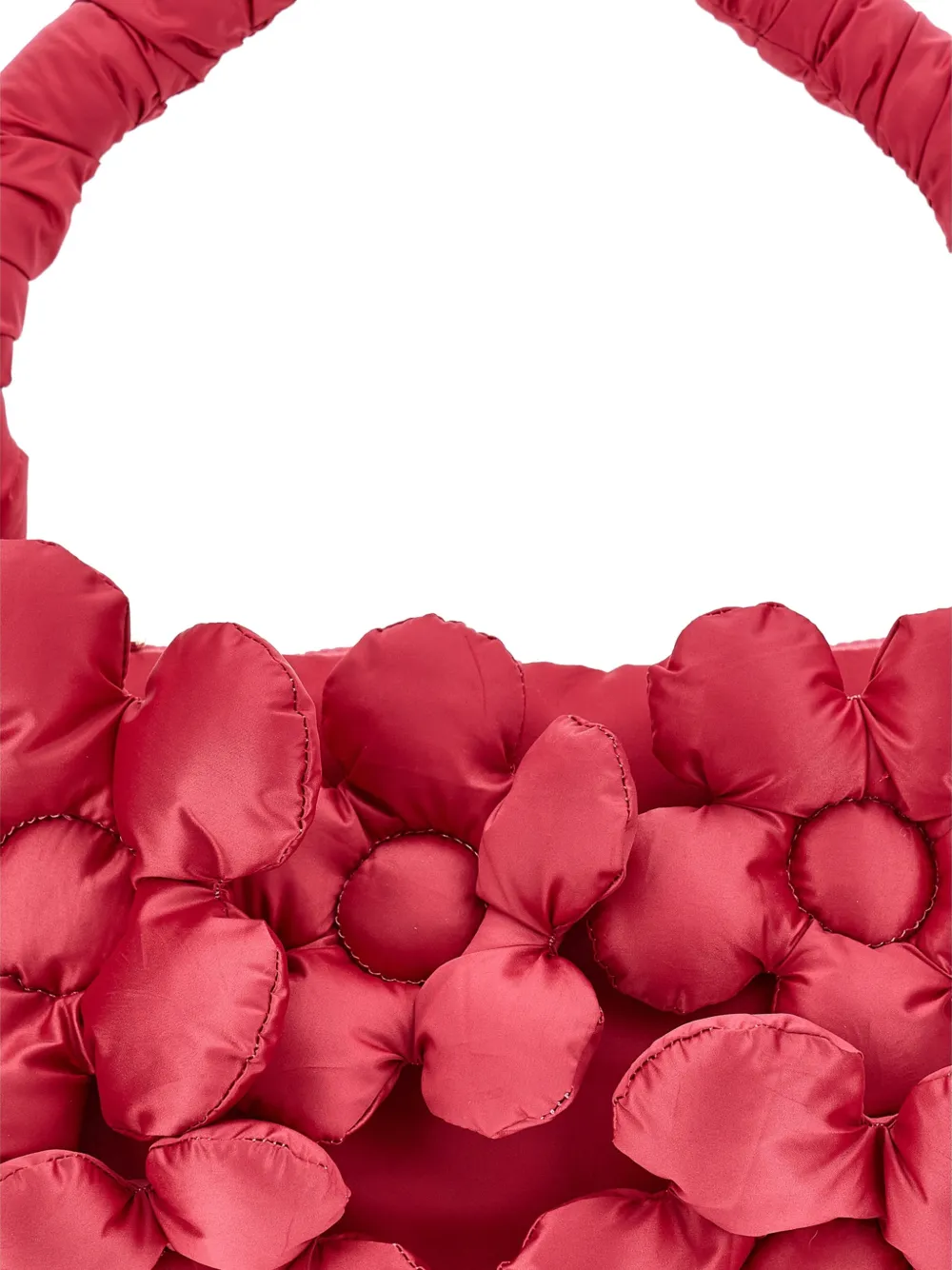 Monnalisa Schoudertas met bloemapplicatie Roze