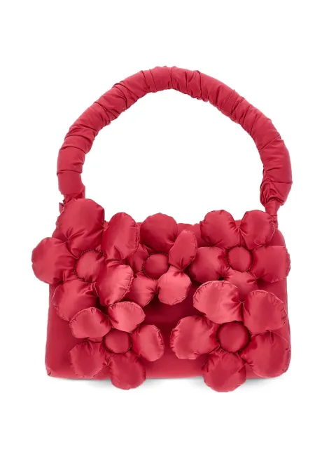 Monnalisa flower-appliqué padded shoulder bag