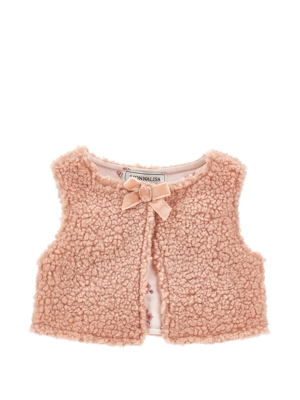 Monnalisa Weste mit Schleifendetail - Rosa
