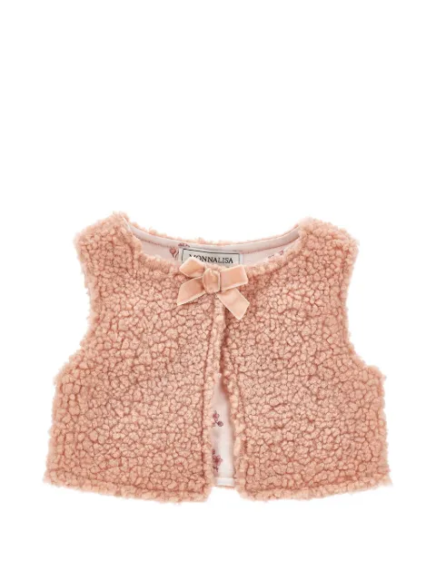 Monnalisa bow-detail waistcoat 