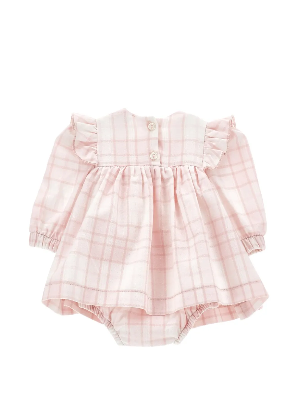 Monnalisa Geruite jurk Roze