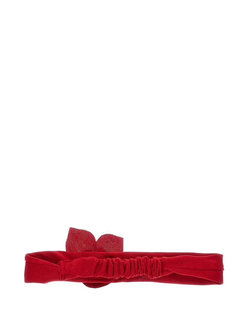 Monnalisa Haarband met rozendetail Rood