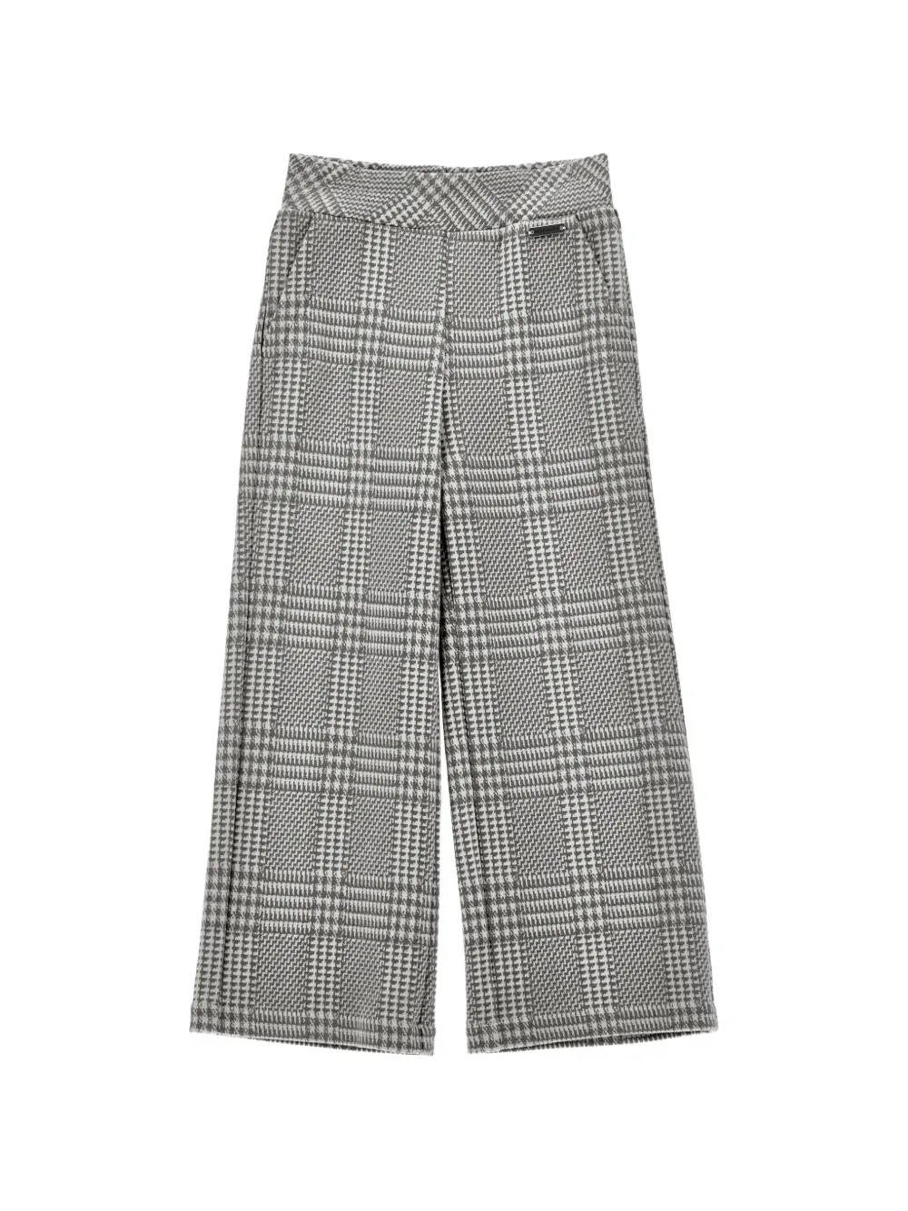 Monnalisa Pantaloni a quadri - Grigio