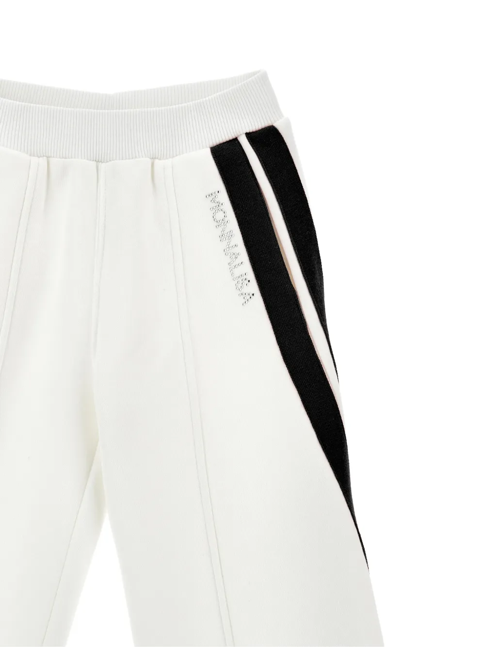 Monnalisa Trainingsbroek met zijstreep Wit