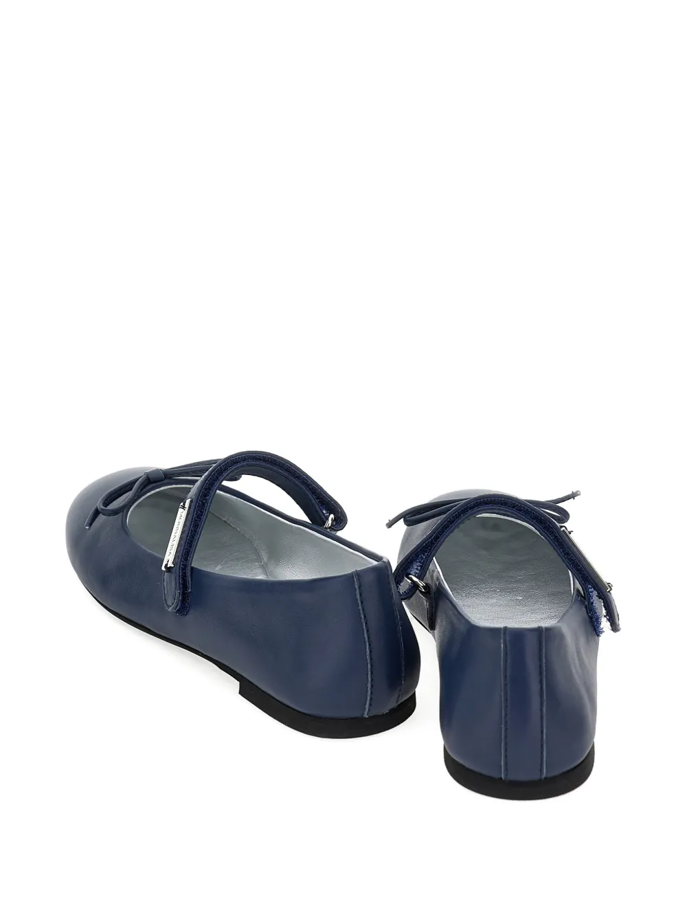 Monnalisa Ballerina's met strikdetail en bandje Blauw