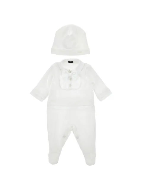 Monnalisa bow-detail babygrow set