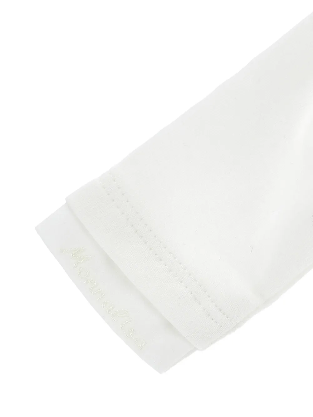 Monnalisa Romper en muts met strikdetail Wit