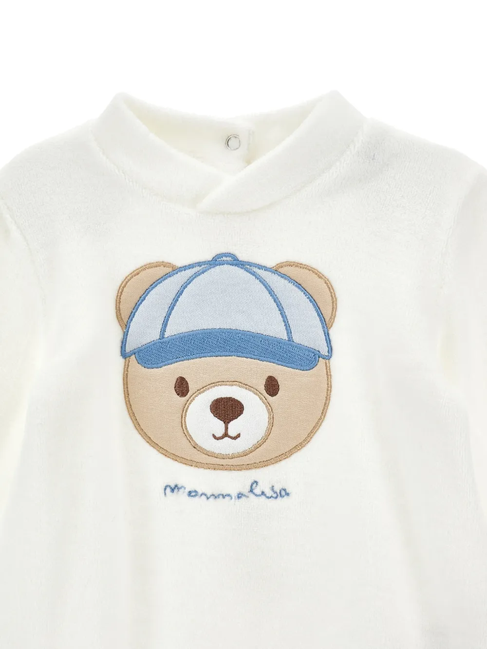 Monnalisa Badpak met teddybeerpatch Beige