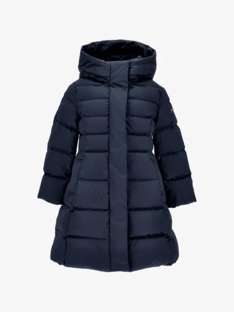 Monnalisa quilted hooded jacket