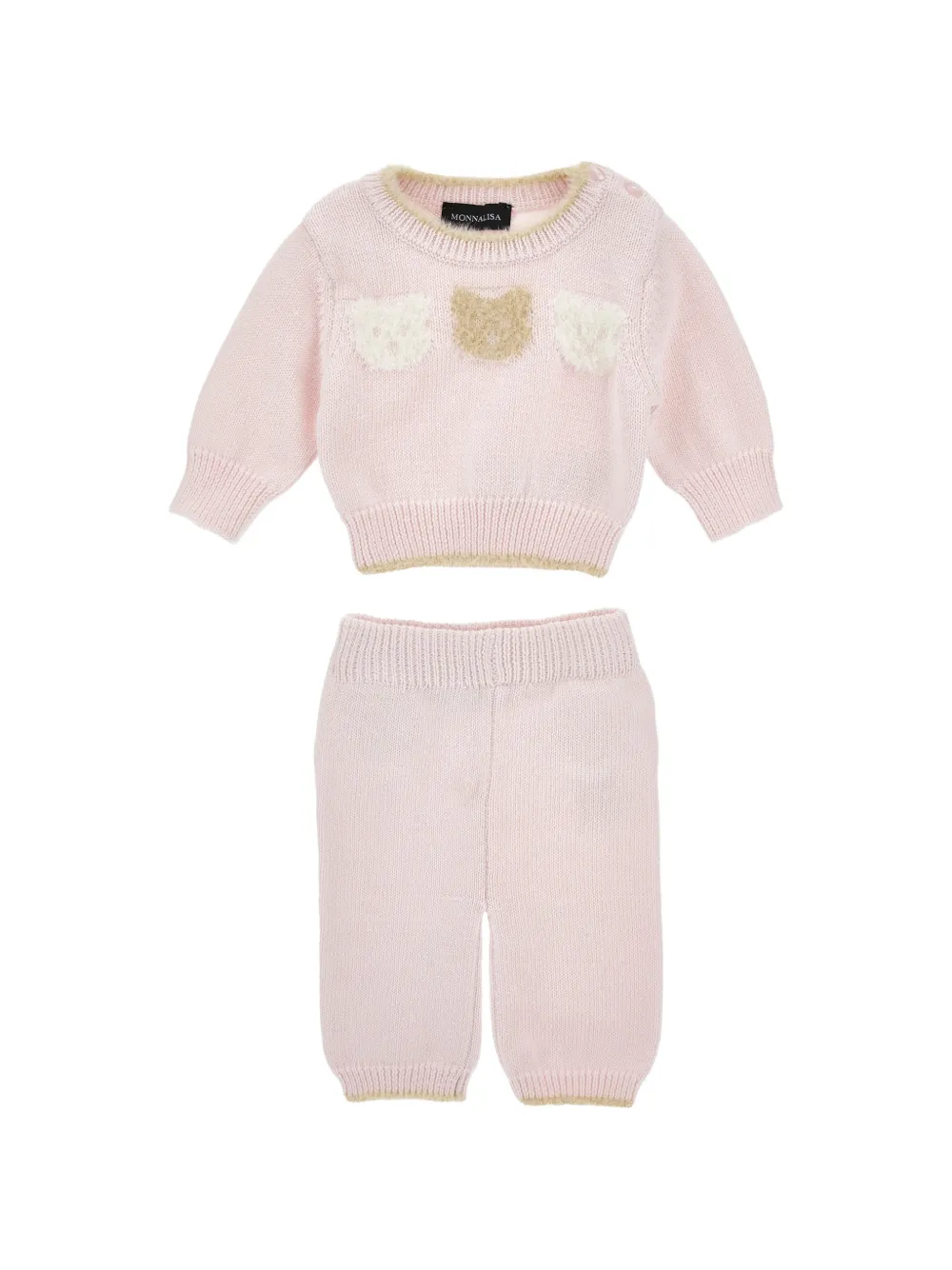 Monnalisa Tuta sportiva Teddy Bear - Rosa