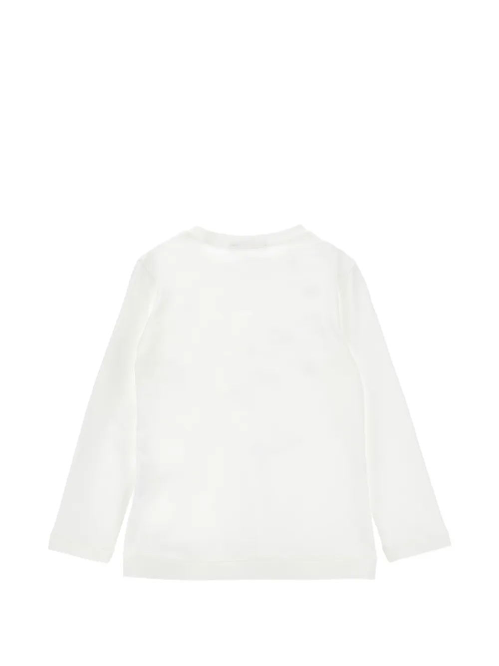Monnalisa Daisy Duck T-shirt verfraaid met stras Wit
