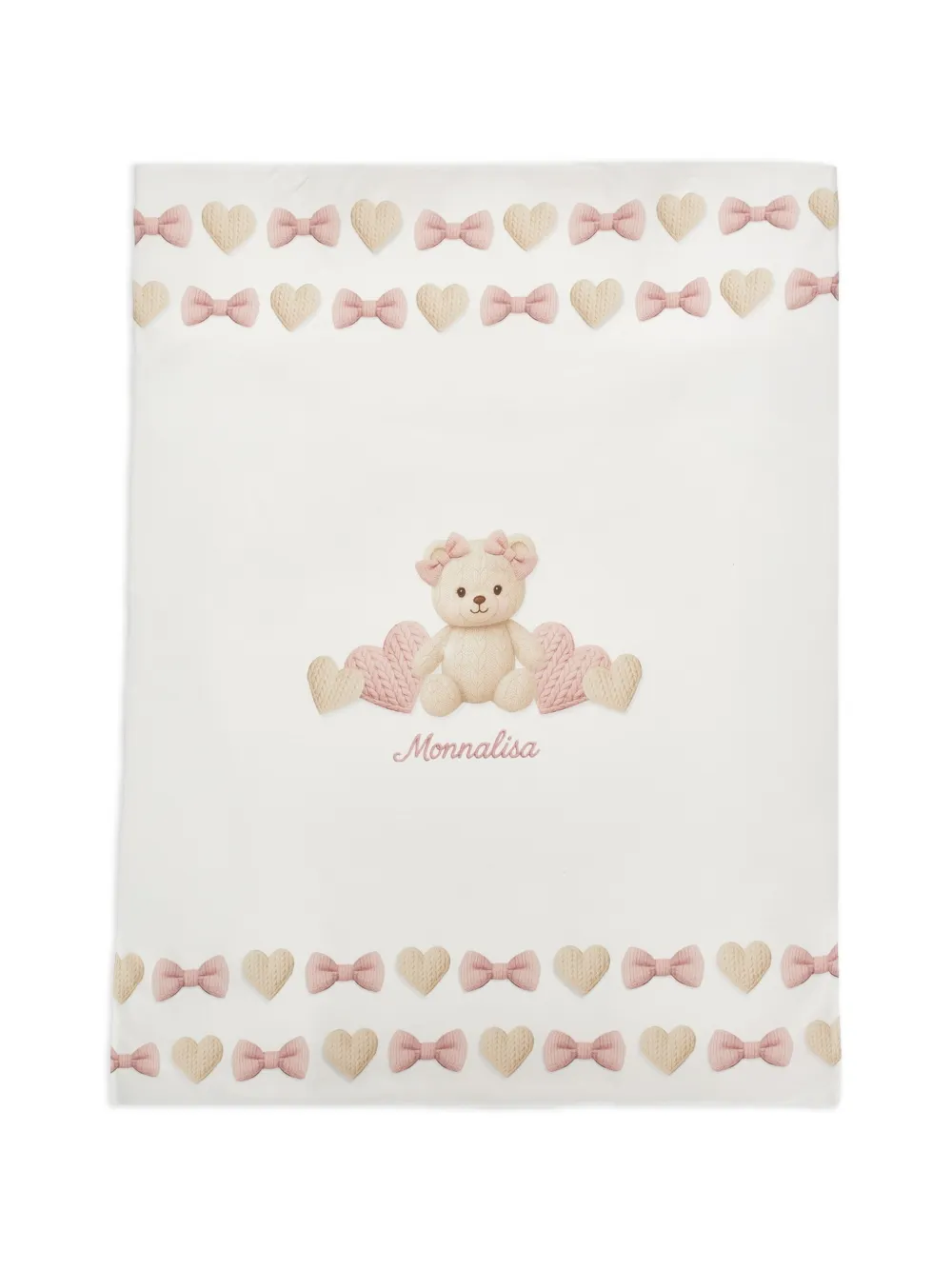 Monnalisa Coperta con stampa - Bianco