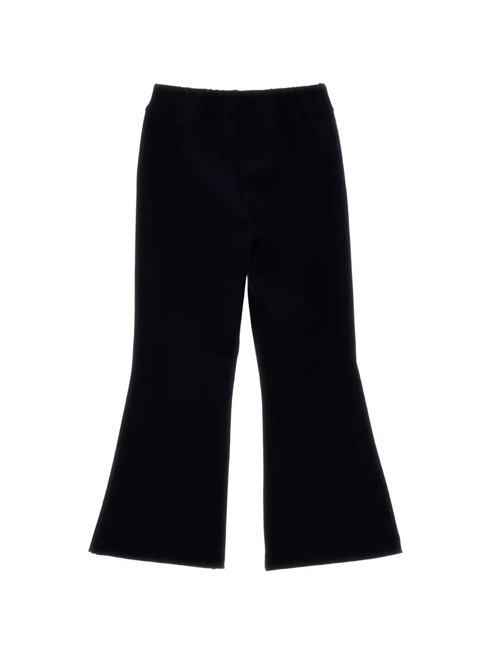 Monnalisa Pantaloni svasati con placca logo - Blu