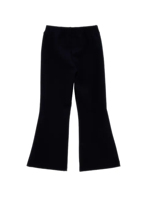 Monnalisa logo-plaque flared trousers