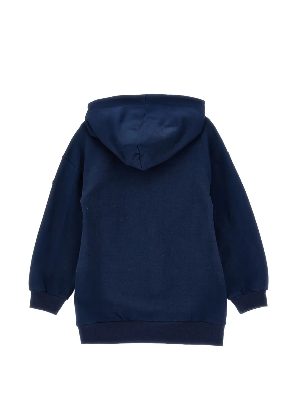 Monnalisa Jurk met capuchon Blauw