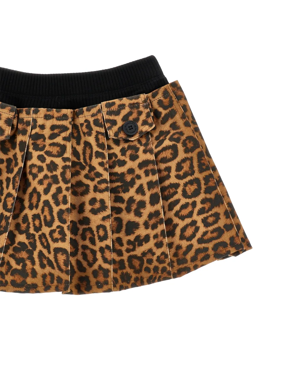 Monnalisa Plooirok met luipaardprint Bruin