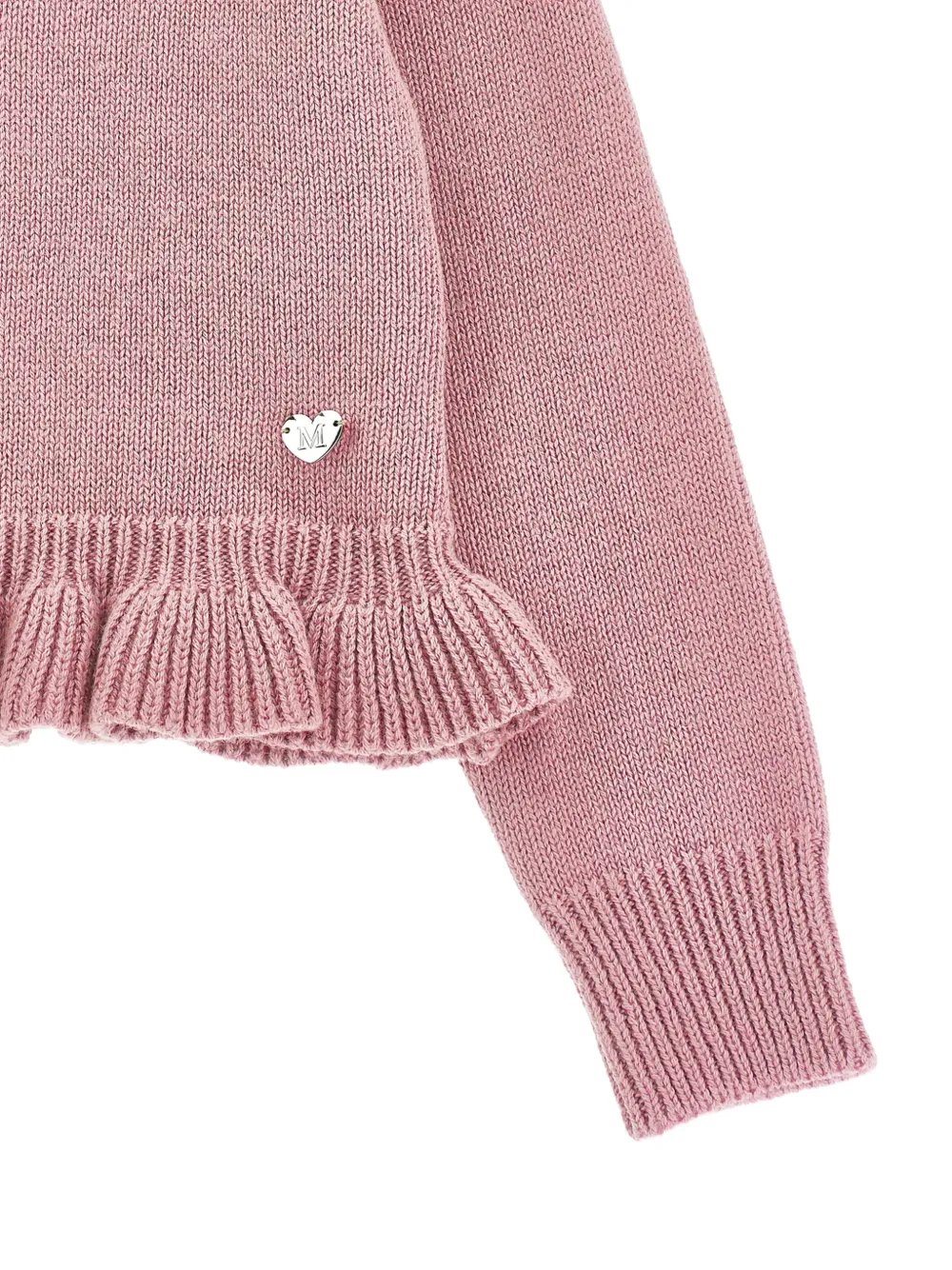 Monnalisa Vest met ruchekraag Roze