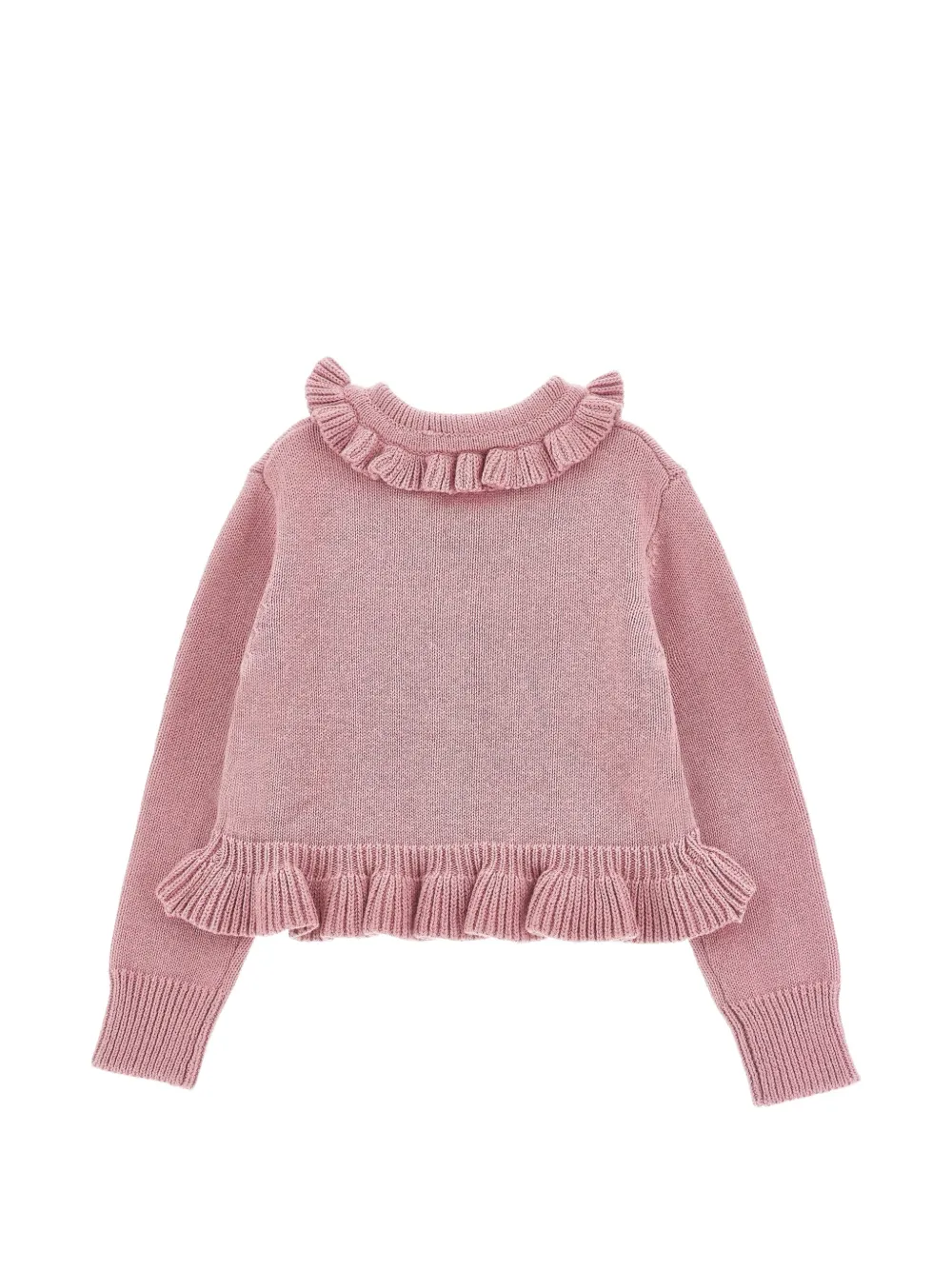 Monnalisa Vest met ruchekraag Roze