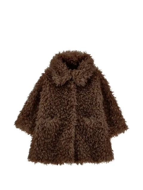 Monnalisa faux-fur jacket