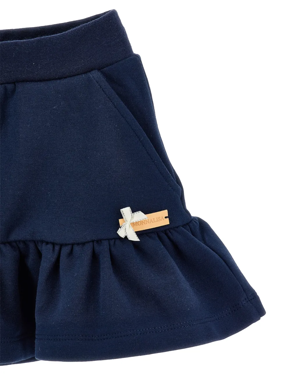 Monnalisa Rok met ruches Blauw