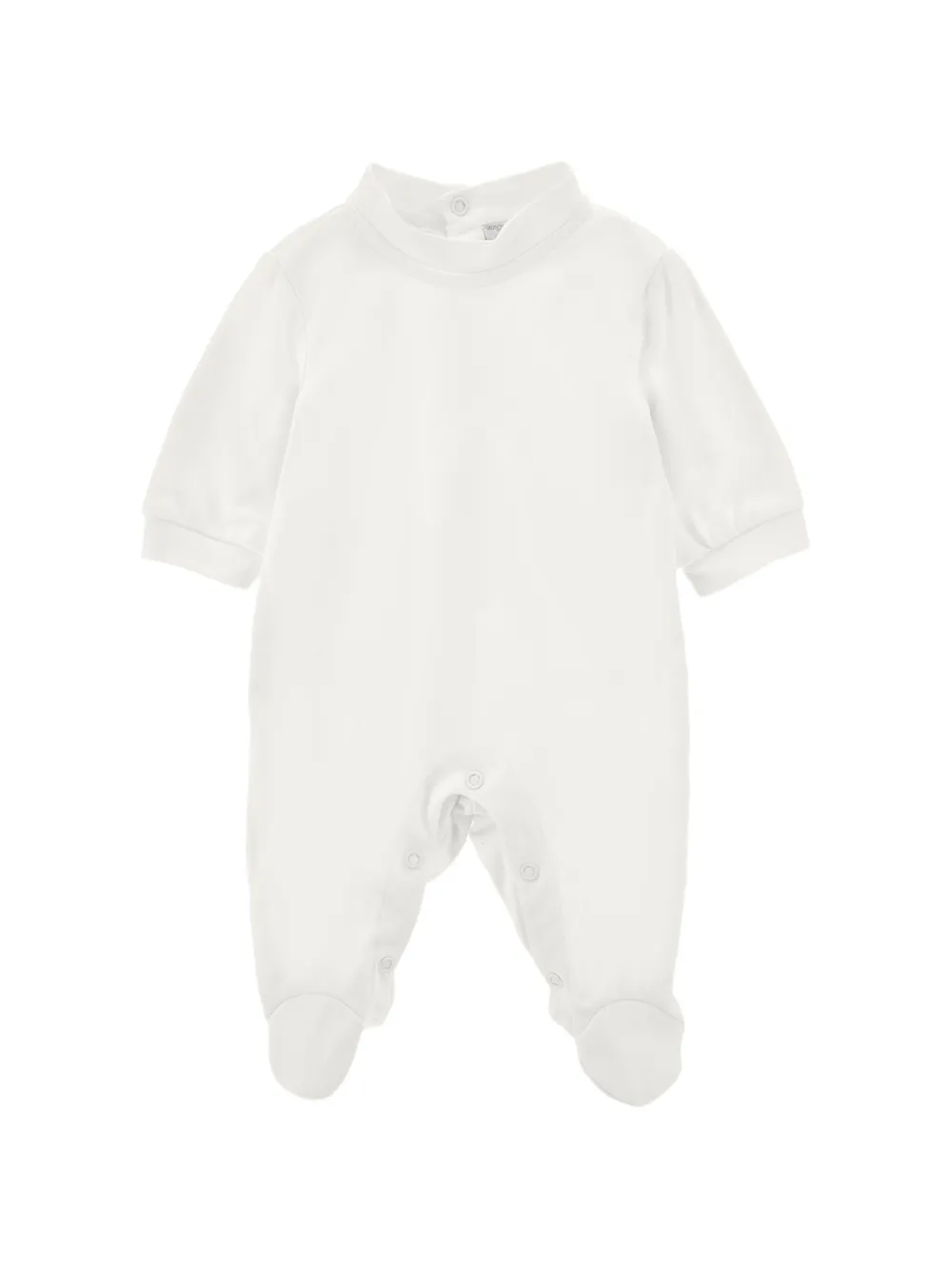 Monnalisa Babypakje met ruches en laag van kant Wit