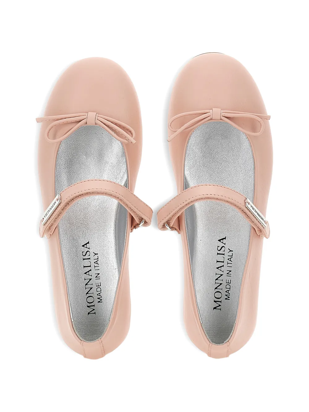 Monnalisa Ballerina's met strikdetail Roze