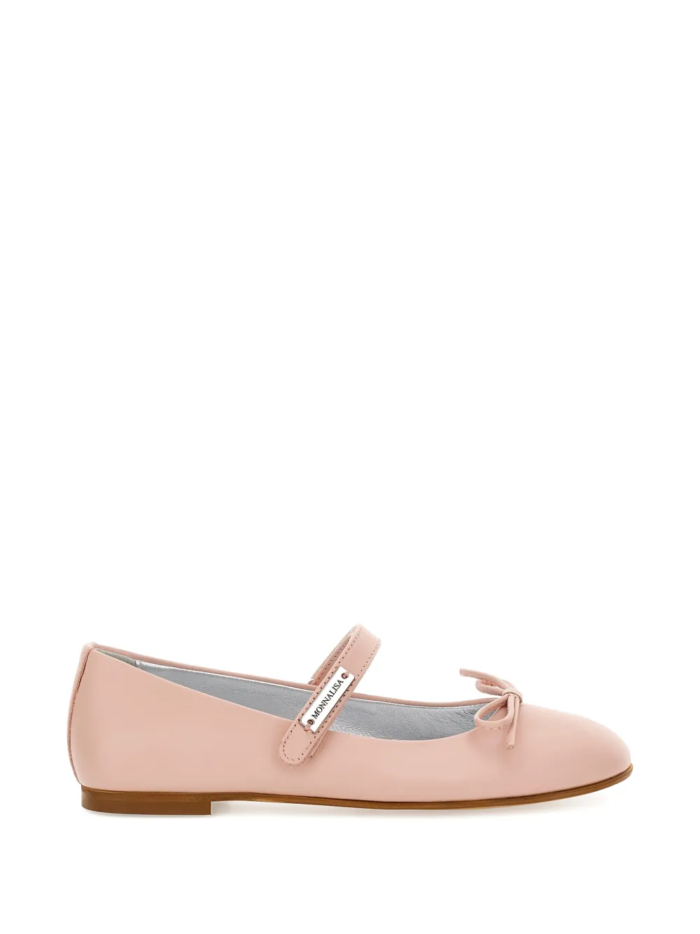 Monnalisa Ballerina's met strikdetail Roze
