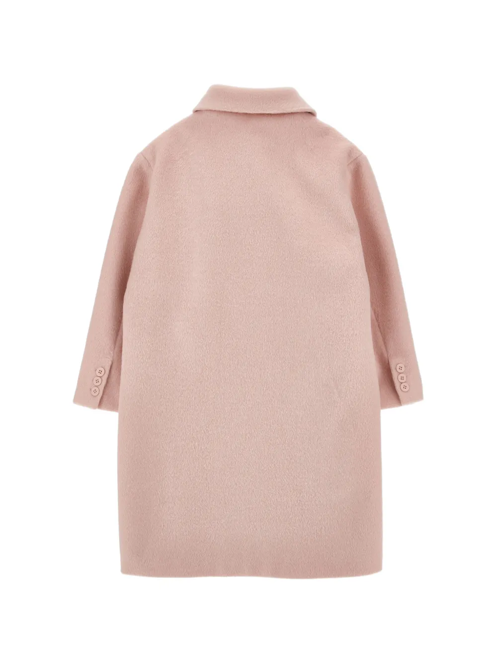 Monnalisa Jas met bloemapplicatie en kraag Roze