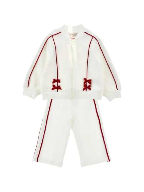 Monnalisa bow-detail tracksuit