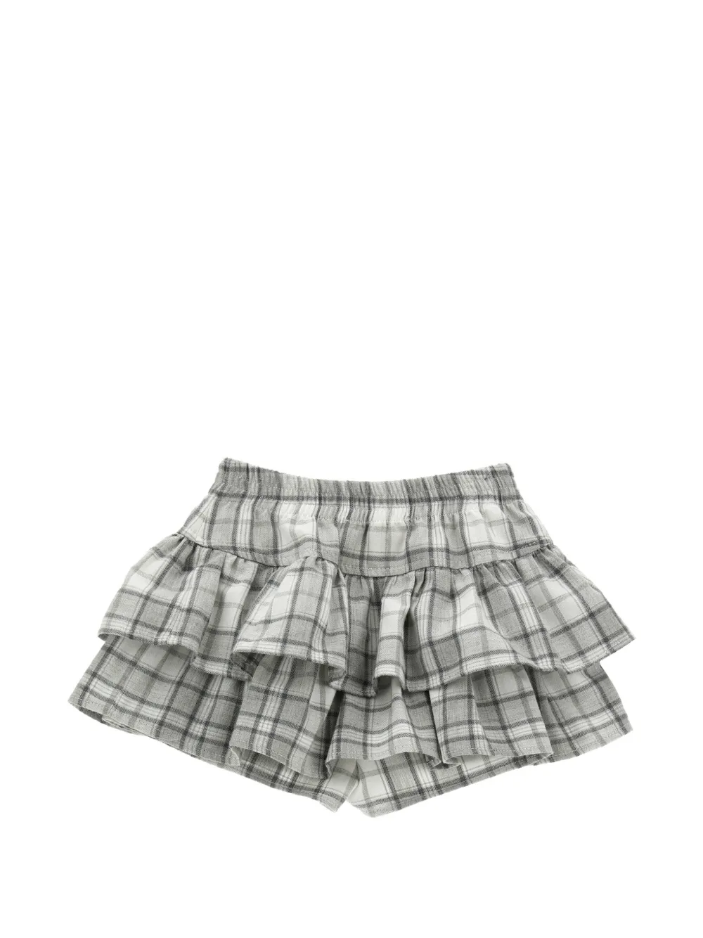 Monnalisa Gonna a quadri - Bianco