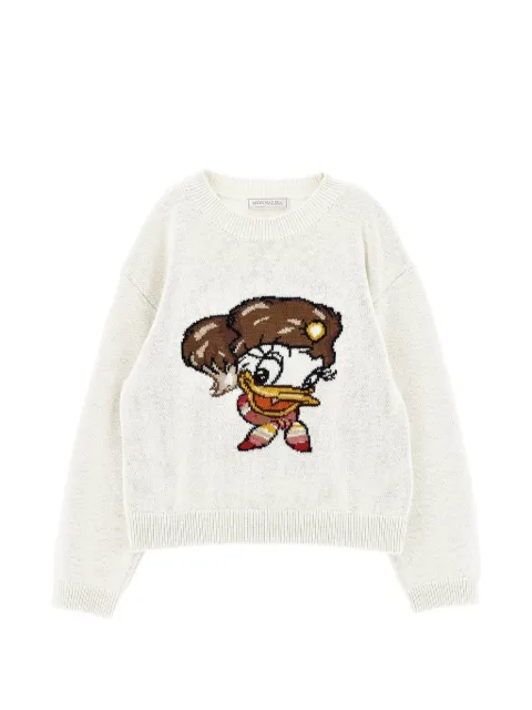 Monnalisa intarsia-knit sweater