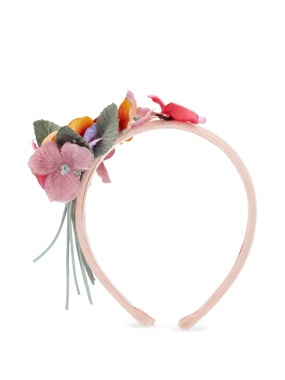 Monnalisa Cerchietto con decorazione a fiori - Rosa