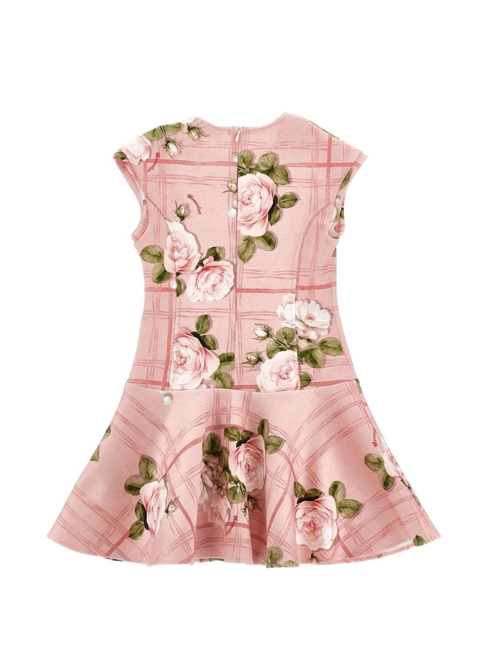 Monnalisa Jurk met bloemenprint Roze