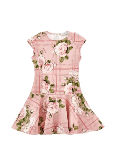 Monnalisa vestido con estampado floral