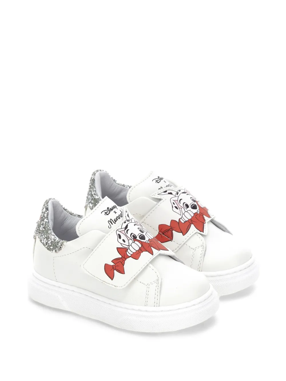 Monnalisa Sneakers met glitter Wit