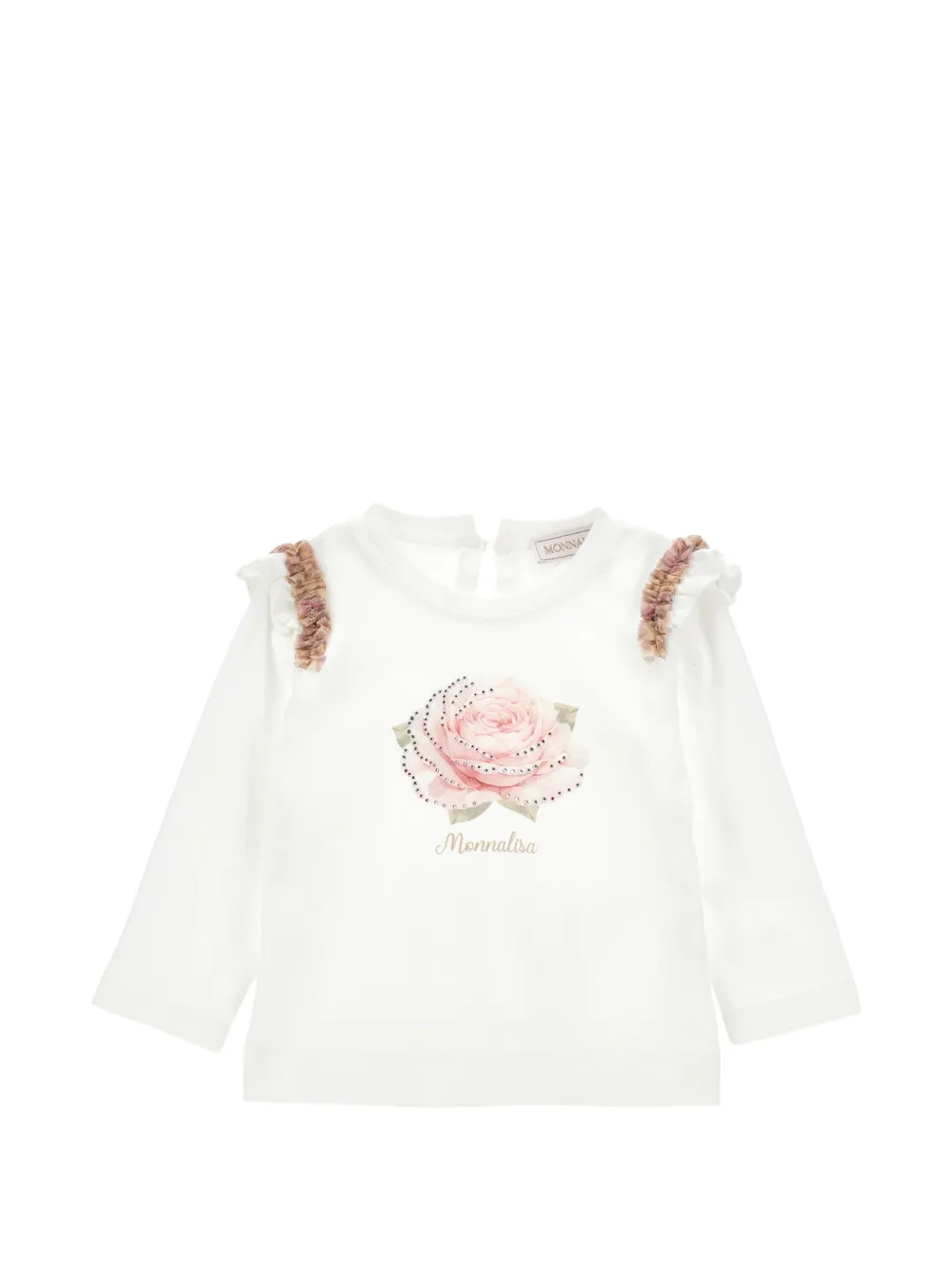 Monnalisa T-shirt con stampa - Bianco