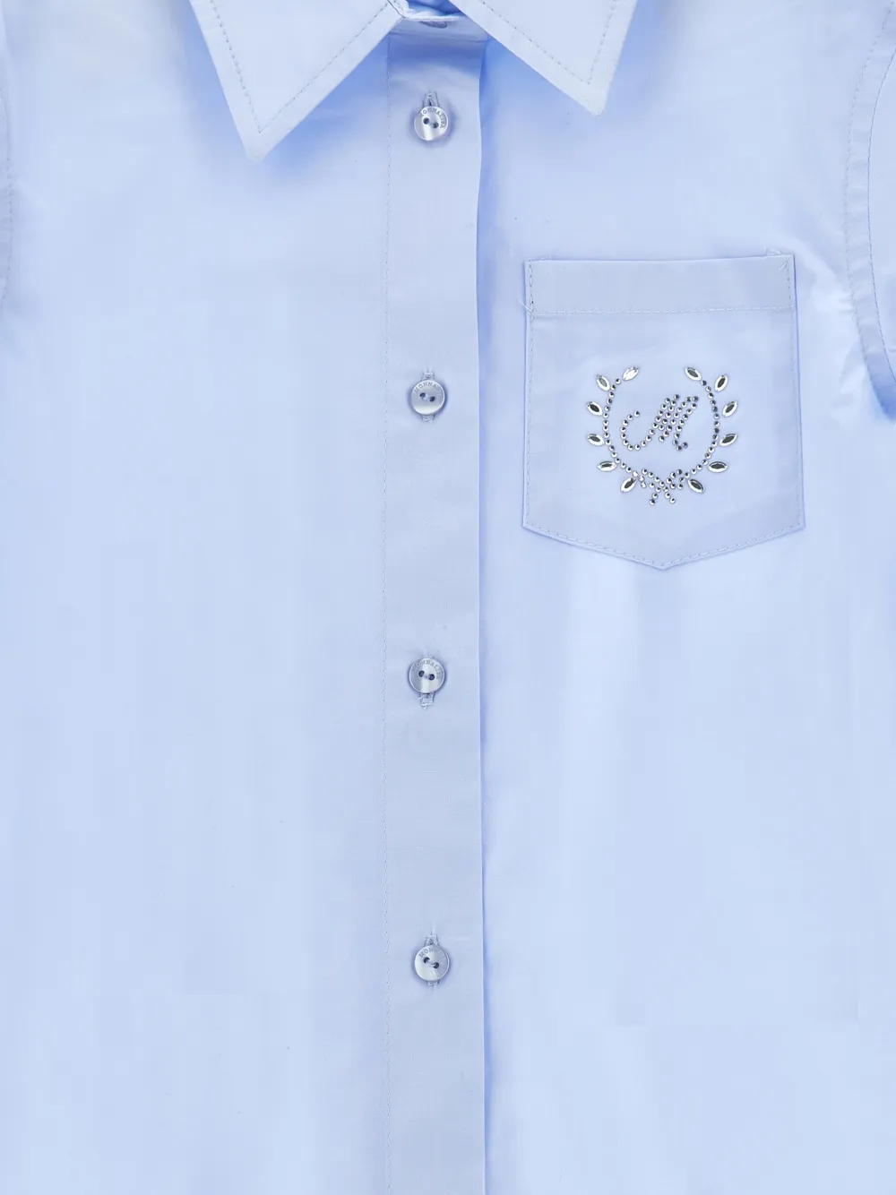 Monnalisa Plooirok verfraaid met stras Blauw
