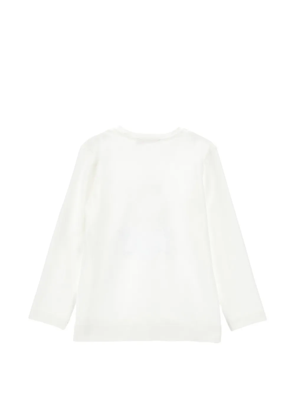 Monnalisa T-shirt met grafische print Wit